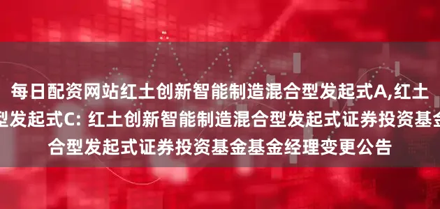 每日配資網(wǎng)站紅土創(chuàng)新智能制造混合型發(fā)起式A,紅土創(chuàng)新智能制造混合型發(fā)起式C: 紅土創(chuàng)新智能制造混合型發(fā)起式證券投資基金基金經(jīng)理變更公告